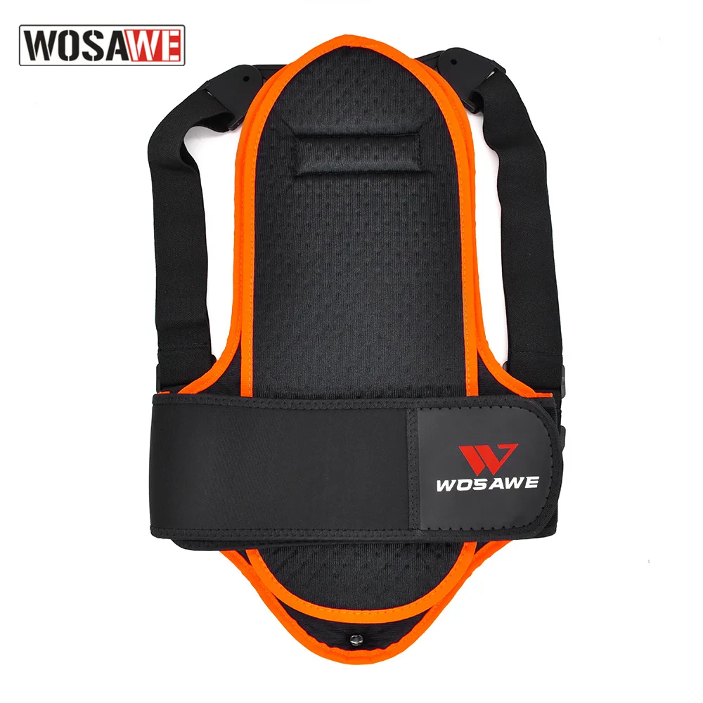 WOSAWE детский мотоциклетный задний протектор для позвоночника роликовый