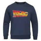 Толстовка мужская с капюшоном Back to the Future, Модный повседневный свитшот, спортивная одежда в стиле хип-хоп, осень 2019