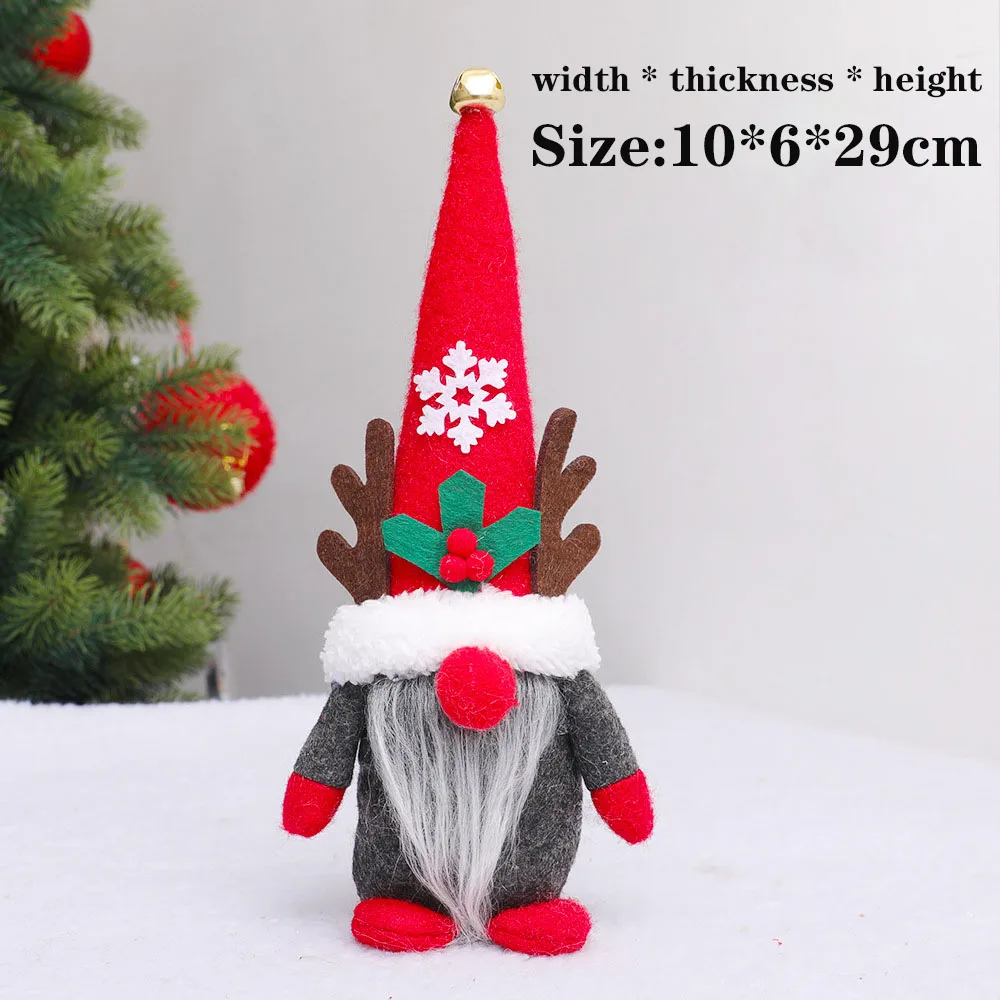 Рождественский подарок красные рога Рудольф Снежинка для мужчин и женщин