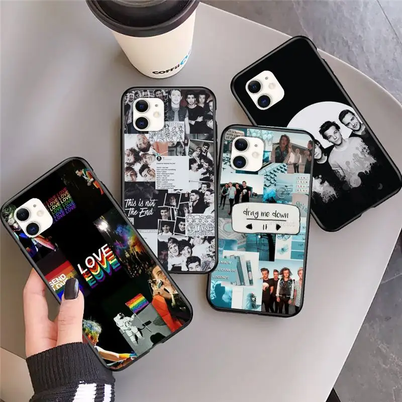 

One Direction Phone Case For iphone 12 11Pro Max 11 XR XS Max X 8 7 6 6S Plus 5 5S SE 2020 soft Cover Shell
