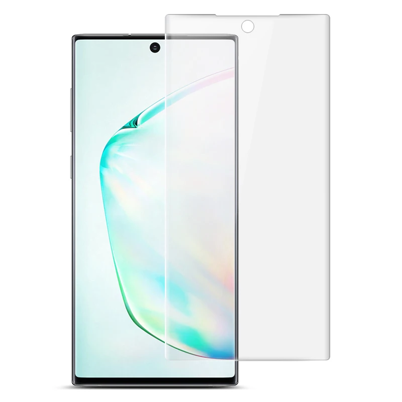 Imak гидрогель пленка для samsung Galaxy Note 10 плюс сзади спереди Экран защитный прозрачный Олеофобное