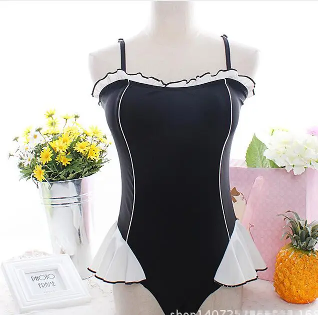 Май женский пляжный купальник Одна деталь Монокини Выход цельное Pameo японские