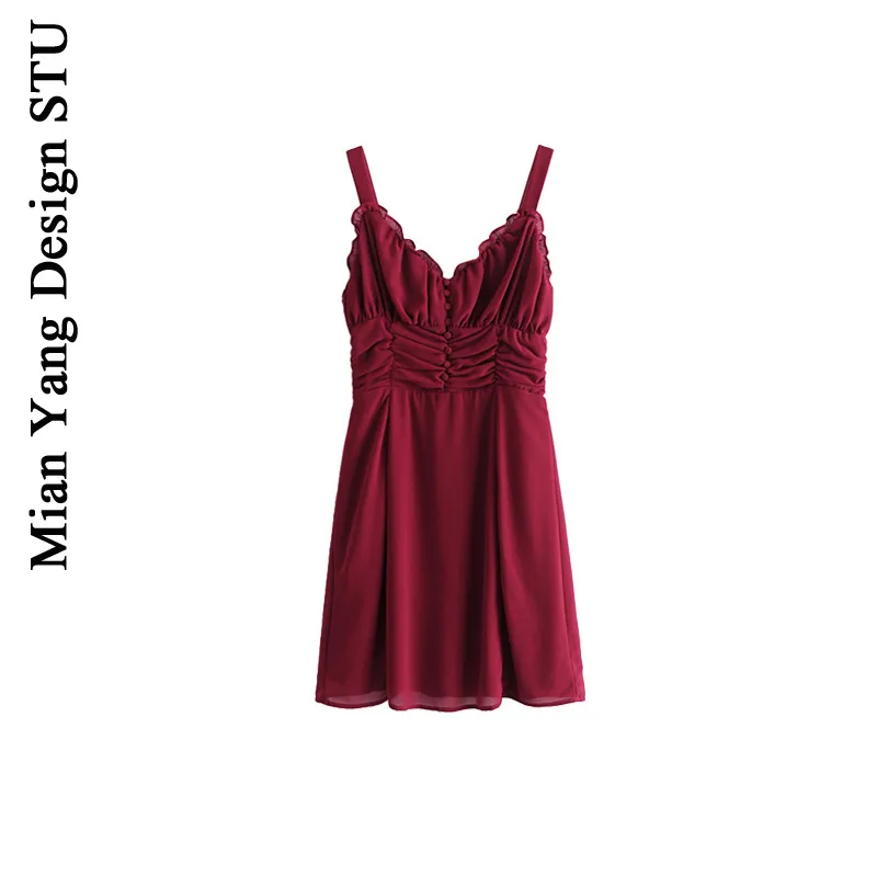 Хлопковое платье Ocean Australia с особым дизайном пикантное маленькое на бретелях