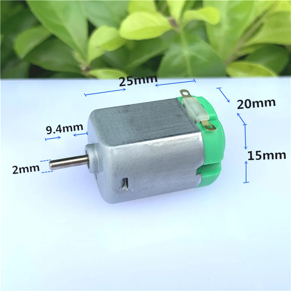 DC 3V 6V Mini 130 мотор 30000RPM высокая скорость сильная Магнитная углеродная щетка Сделай