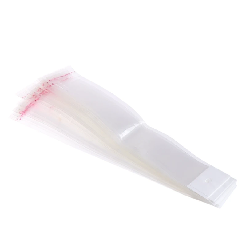 100 шт./компл. Пластиковые Упаковочные пакеты прозрачные самоклеящиеся OPP