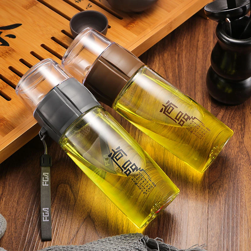 

Portable 400ML Tea Infuser Bottle Plastic Water Bottle Chinese Tea Strainers Tea-pot Heat-Resistan Outdoor Travel Kung Fu Teapot