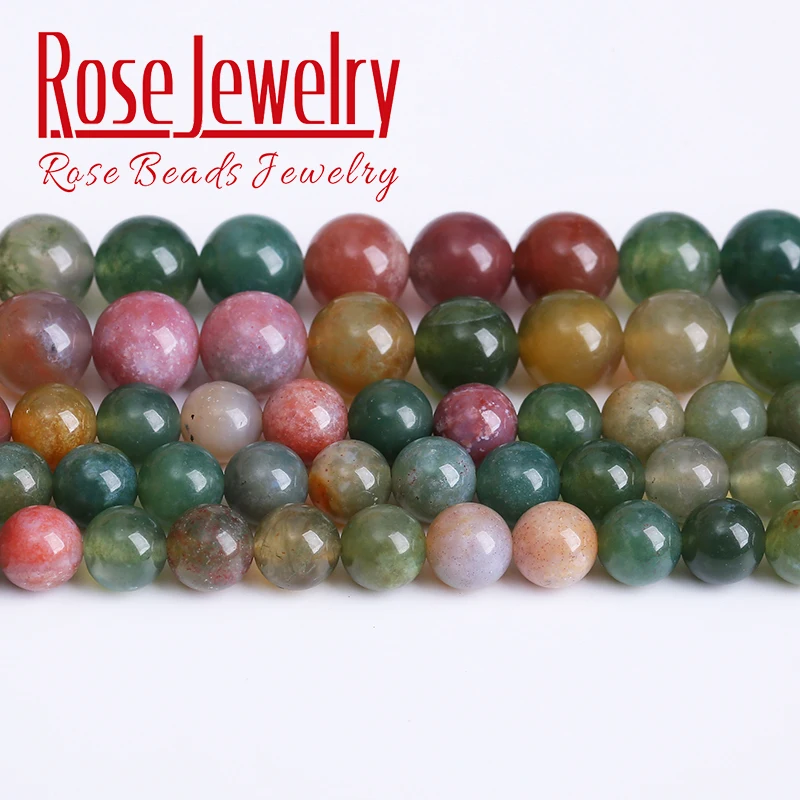 

Natural Seven Colorful Jades Beads For Jewelry Making Round Loose Spacer Stone Beads DIY Bracelet Necklace Accessories 6 8mm 15"