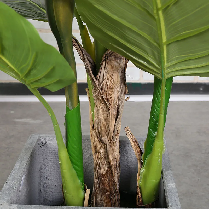 Большой горшок для зелени 130 см 4 стебля зеленое дерево принцессы искусственные