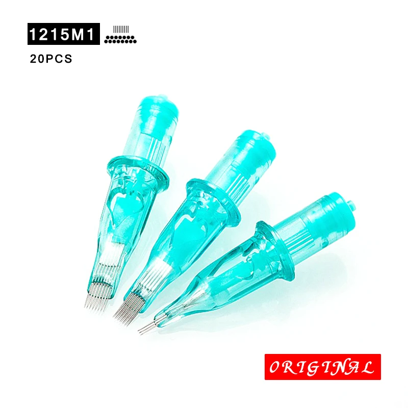 

O.G Tattoo Cartridge Needles Tube Permanent Mixed Kwadron Cartridges For Micro Needling Makeup Tattoo Needle Curved Liner 1215m1