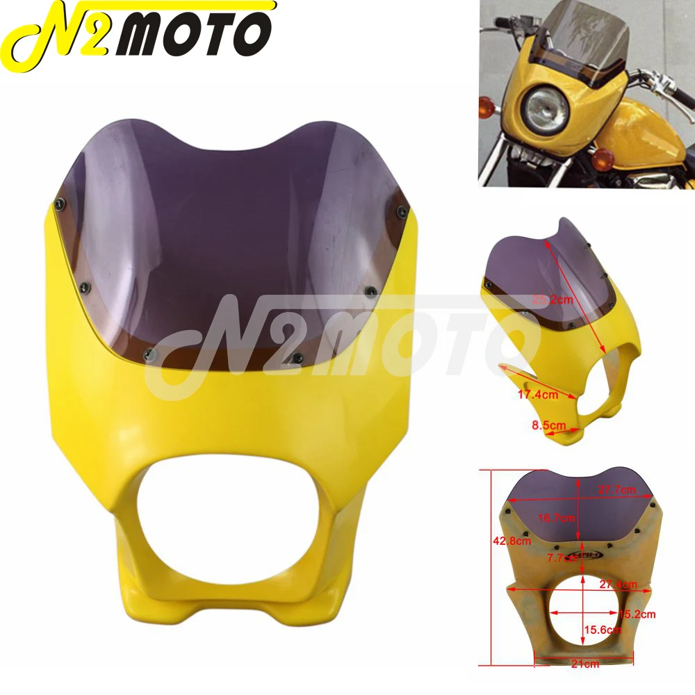 Обтекатель для передней фары Yamaha YBR125 Suzuki EN125 GSX125 Honda|headlight fairing|front fairingfork mounted headlight |