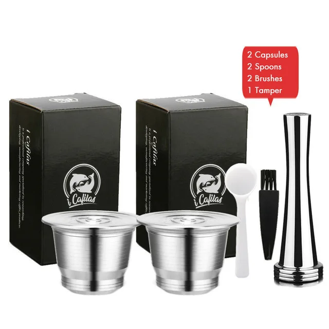 Армейский зеленый Многоразовые капсулы Nespresso многоразовые кофейные капсулы дропшиппинг фильтры эспрессо совместимы с iniscia C40 Pixie C60 - Цвет: Армейский зеленый