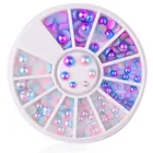 2018 новые яркие блестящие круглые искусства ногтя щетка с блестящим напылением погружения ногтей Пудра для ногтей искусство порошок пыли акриловый Фрезер для ногтей cо шлифовальными набор для ногтей