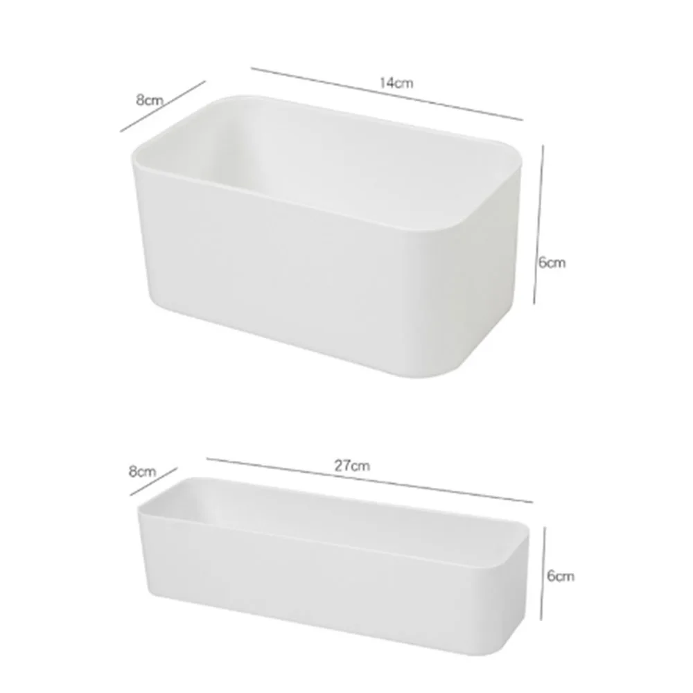 1 Pcs Desk Office Supplies Storage Box Wall-mounted Kitchen Bathroom Toilet Debris Plastic Punch-free Finishing | Дом и сад