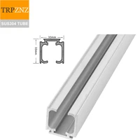 sliding door hanging rail aluminum upper rail bottom rail lower sliding trackfor folding sliding door