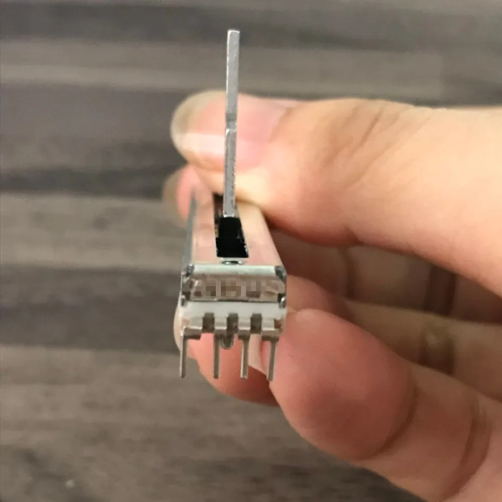 1PCS FOR ALPS 6CM B10KX2 10K DJM600 600 439C-10KBX2 DCV1010 Dual-unit Slide Potentiometer | Электроника