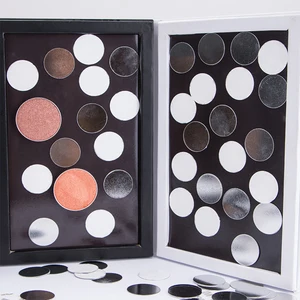 Набор круглых металлических наклеек для теней, косметика для профессионального макияжа мм, 30 шт
