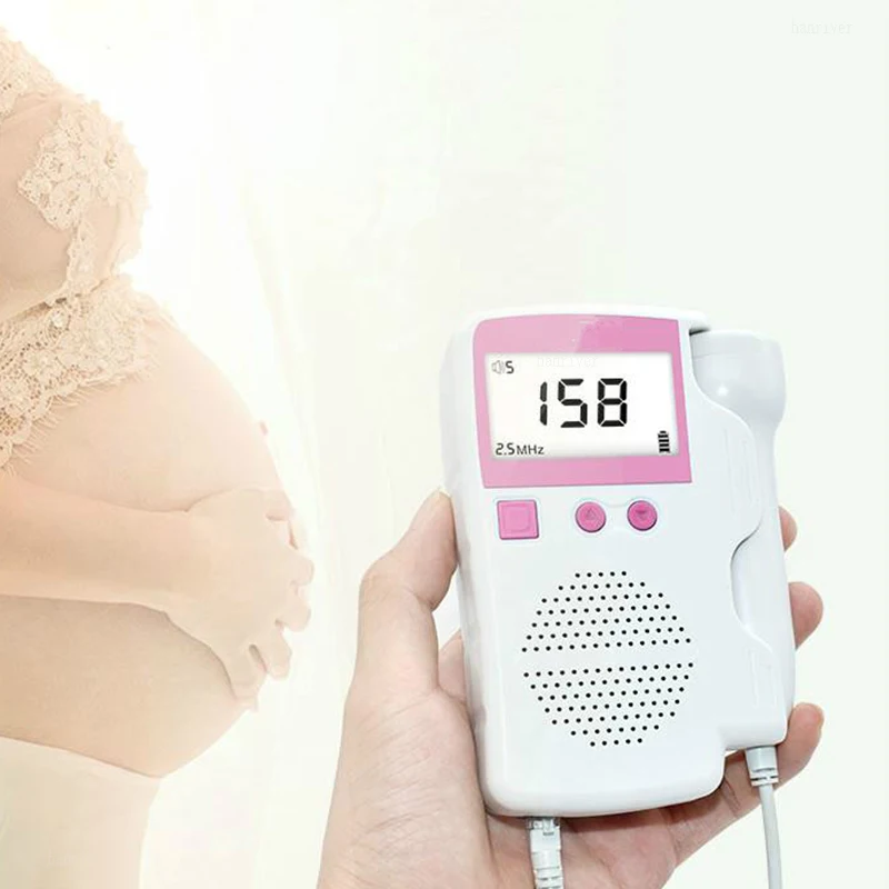 

2.0MHz LCD Digital Prenatal Fetal Doppler Heart Sound Monitor Screen Display Tester Detector Pregnant FetalPulse Meter Monitors