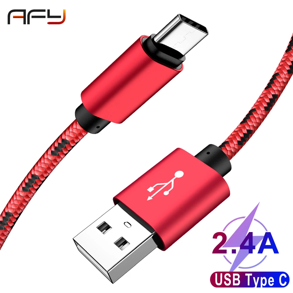 AFY usb type c кабель для быстрой зарядки xiaomi samsung s9 one plus 6t USB C мобильного телефона