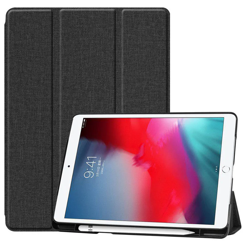 Slim Flip Smart Leather Case For iPad 10.2 2021 A2603 With Pencil Holder Cover For iPad Air 3 10.5 2019 A2152 iPad Tablet Case