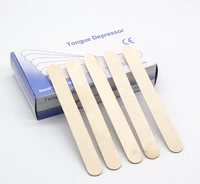 100pcsbag without sterile bag package medical wooden tongue depressors for hair removal stick