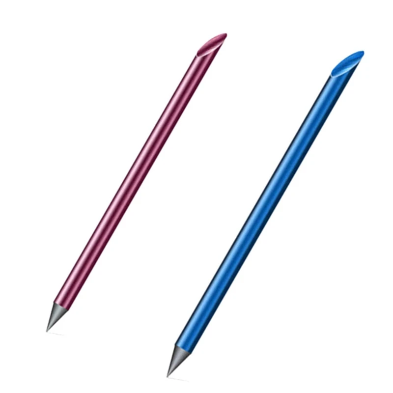 2 шт. розовое золото/синий Новинка крутая немертвая полностью металлическая