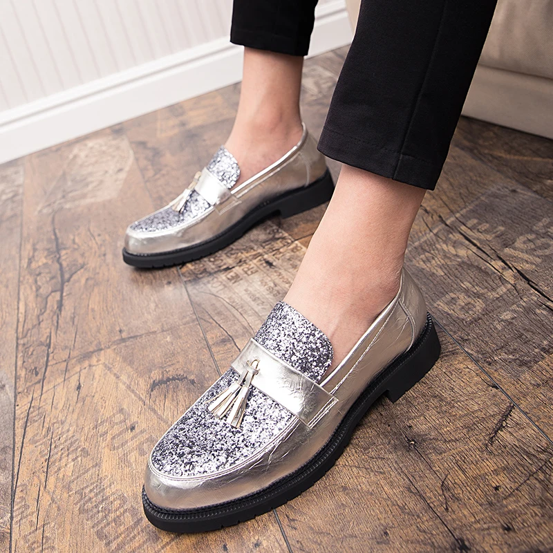 Men leather shoes business dress suit men outdoor breathable brand Bullock black tassel party mens Zapatos Homre | Обувь