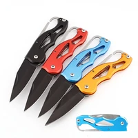 blade camp outdoor survive box carabiner tool package letter pocket open opener peel hang multi clip pare fold knife quickdraw