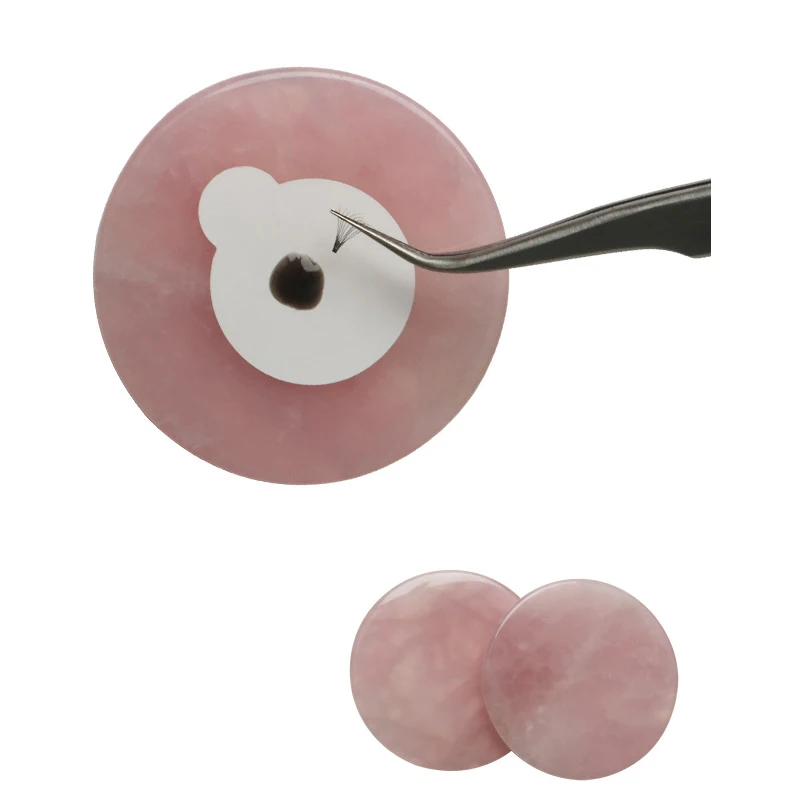 Розовый многоразовый каменный поддон экологически чистый маленький нефритовый