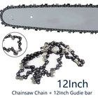 Запасная цепь для бензопилы, 12 дюймов, 38 дюйма, 44 приводных звеньев, с направляющей пластиной 12 дюймов, комплект для ремонта Stihl MS170 MS180 MS181
