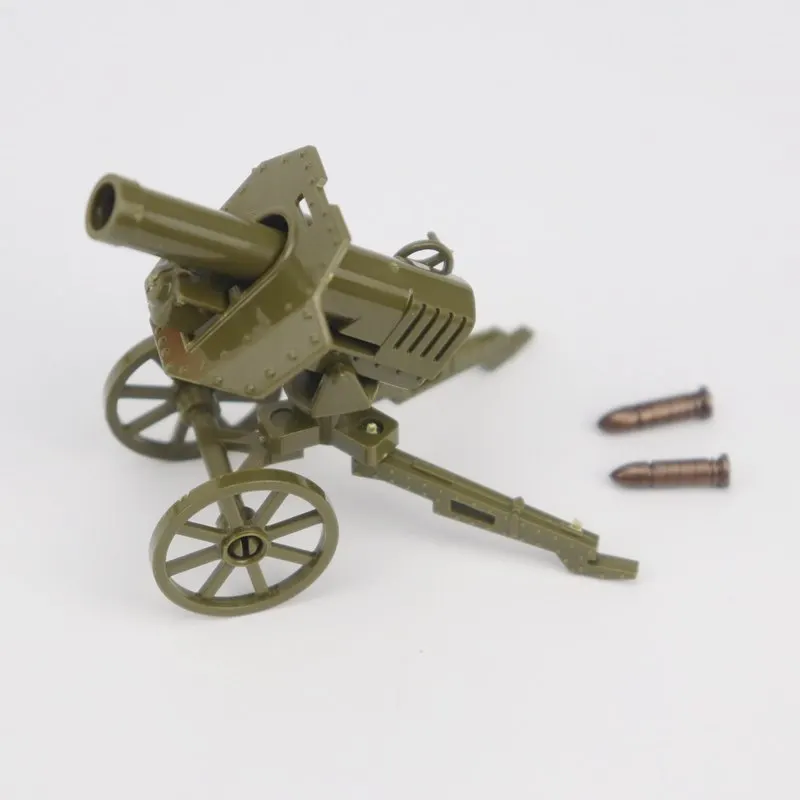 Блокировка военной войной 2 мировой войны Зеленый Горный пистолет строительные