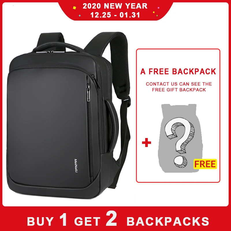 Купить 1 получить 2 Bakcpacks мужская сумка для мужчин 15 6 дюймов рюкзак ноутбука