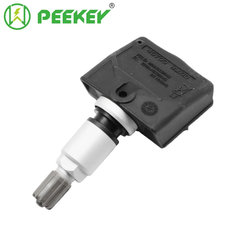 

PEEKEY 4PCS 40700-1AA0D TPMS Sensor Tire Pressure Monitor System For Nissan Titan Murano Maxima Armada 407001AA0D