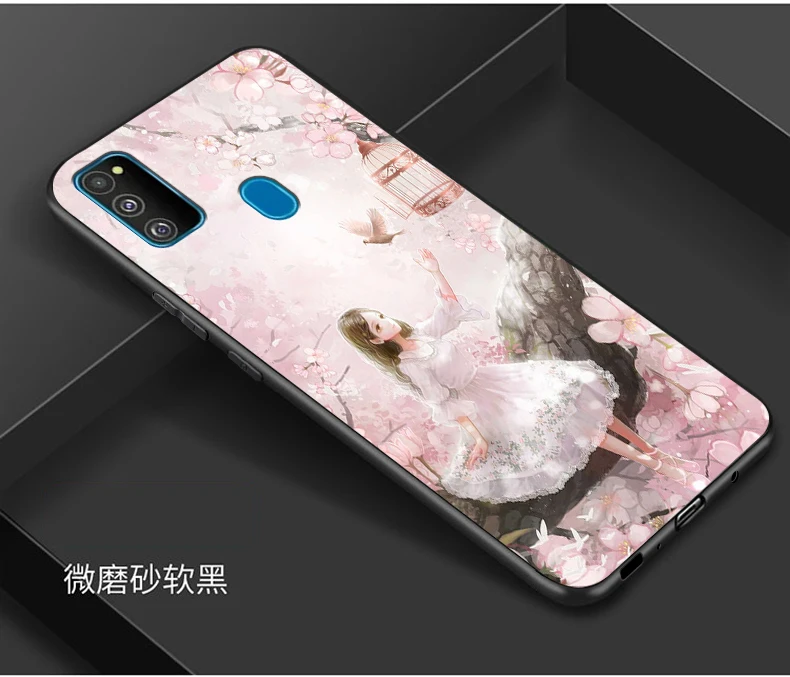 6,4 ''для samsung M30S чехол силиконовый мягкий черный чехол для телефона для samsung Galaxy M30S чехол m30s M 30S Fundas TPU задняя крышка - Цвет: 24