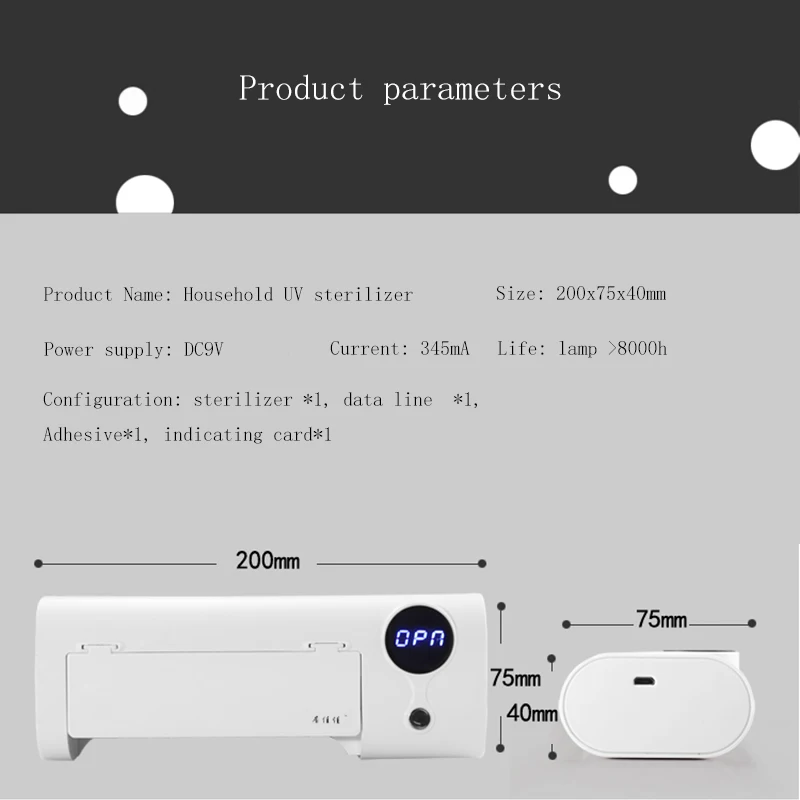 

UV Light Toothbrush Toothpaste Dispenser Rechargeable Sterilizer Wall Mounted Holder Rack Bathroom Supply Tooth Brush Holder