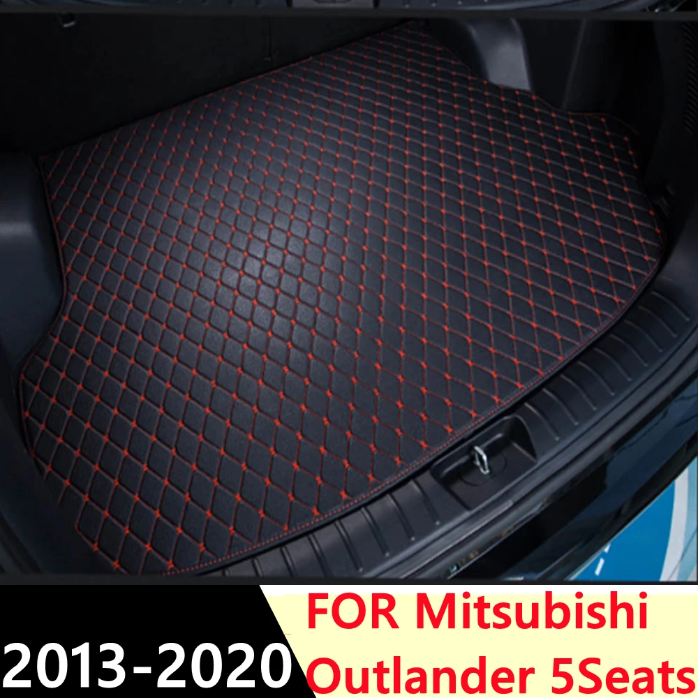 

SJ автомобильный коврик для багажника, задний поднос для ботинок, авто подстилка для пола, ковёр для багажа, грязевая подушка для Mitsubishi OUTLANDER 5...