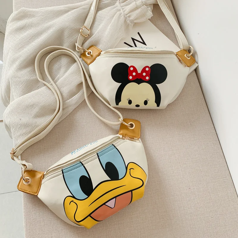 Сумка-мессенджер Disney для девочек детская мультяшная нагрудная Сумочка с Минни