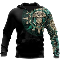 mexico aztec sun stone 3dprinted mexican culture casual hoodie spring unisex zipper pullover menwomens sweatshirt 2022 new