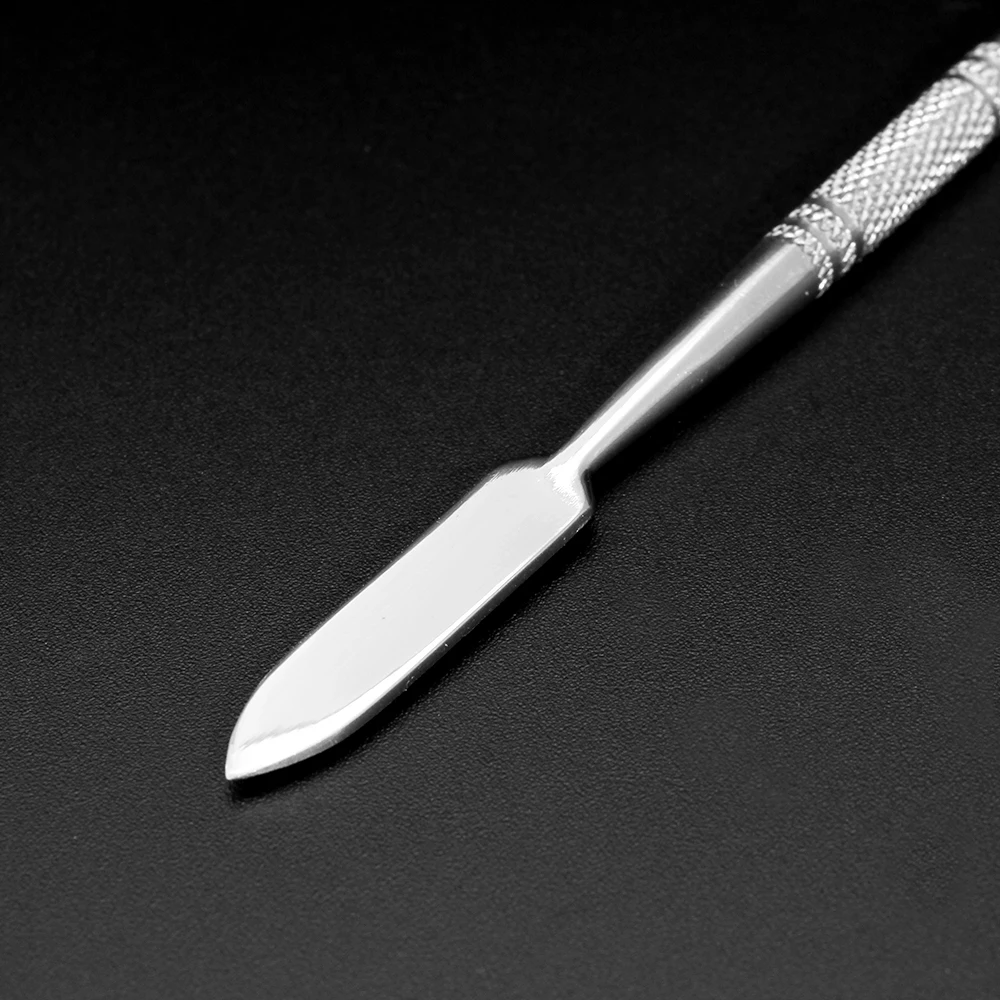 1 шт., шпатель из нержавеющей стали для смешивания, инструмент, шпатель, стержень, стоматологический дизайн ногтей, макияж, основа, тени для век, смешивающая палочка, цветные инструменты