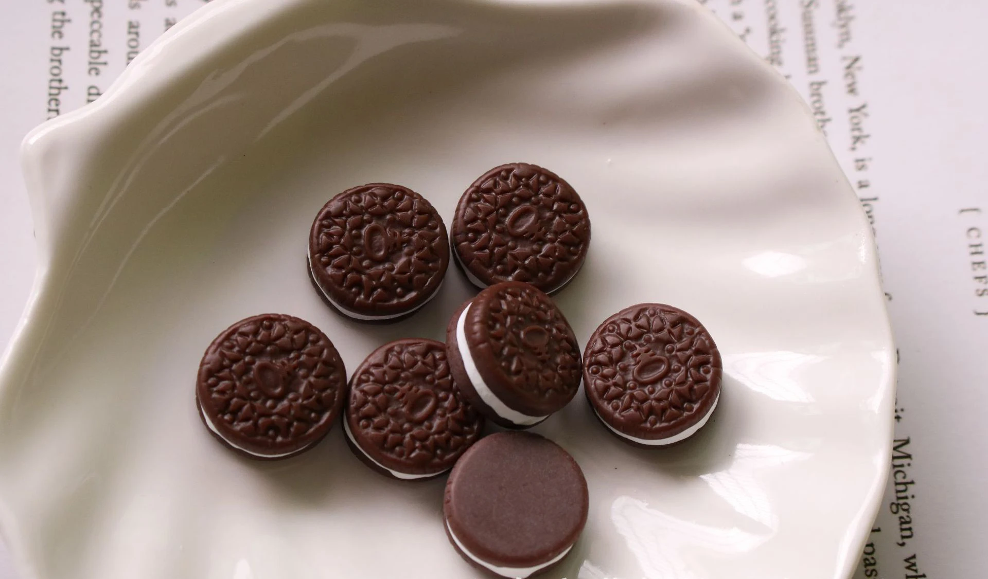 3 шт. подвески слаймы для печенья OREO клейкие аксессуары бусин принадлежности