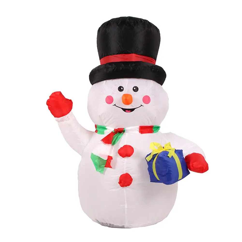 Рождественский надувной декор большой снеговик Санта Клаус полярный медведь 2 м