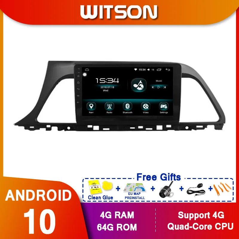 WITSON 9 &quotFULL HD сенсорный экран Android 10 0 Восьмиядерный Автомобильный GPS