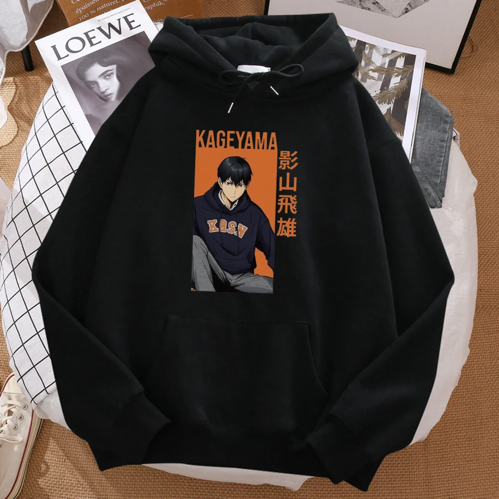 

Kageyama Tobio Cool Anime Boy Photo Women Hoody 2021 Fashion Comfortable Hoodies Hip Hop Hoodie Harajuku Casual Female Hooded