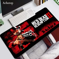 red dead redemption mousepad xxl large gaming keyboard mouse pad computer gamer tablet desk mat mousepad office play mice mats