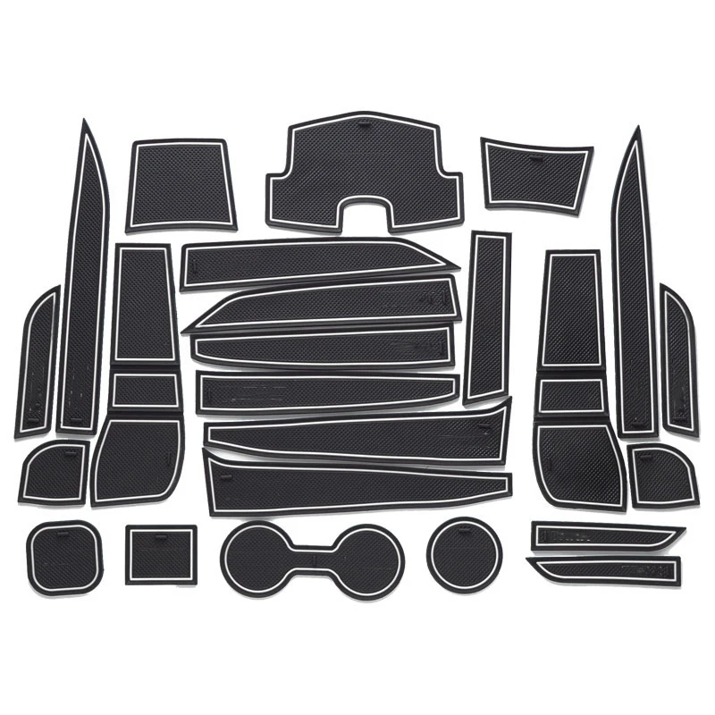 Lsrtw2017 силиконовый автомобильный коврик для дверного слота прокладка водяного