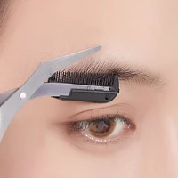 1pcs trimmer eyebrow scissor with comb facial hair removal grooming shaping shaver cosmetic makeup accessories eyebrow comb