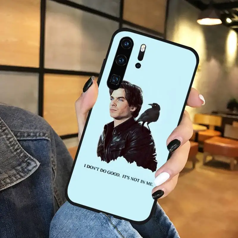 

The Vampire Diaries Stefan Damon Salvatore Phone Case Funda For Huawei P9 P10 P20 P30 Lite 2016 2017 2019 plus pro P smart