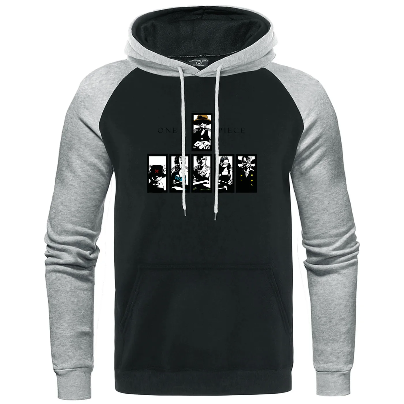 Мужская толстовка с капюшоном реглан японское аниме соломенная шляпа пираты 2020
