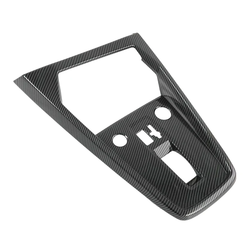 

for A3L 2021 Carbon Fiber ABS Car Gear Shift Knob Panel Frame Cover Trim Car Styling