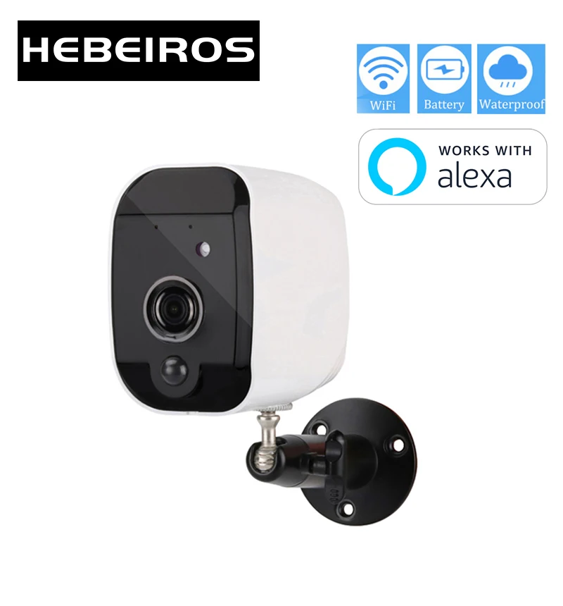 IP камера Hebeiros Alexa аккумуляторная Wi Fi 1080P HD 2 МП|Камеры видеонаблюдения| |