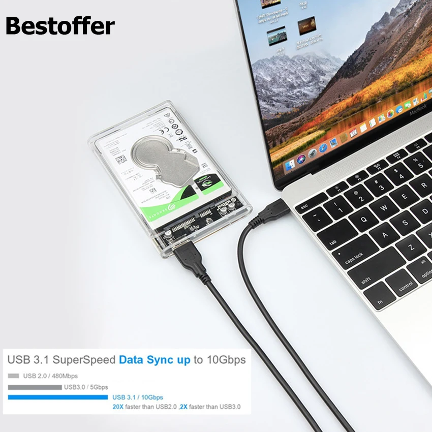 5 шт./лот кабель USB C 3 1 к Micro B 0 (Gen2/ 10 Гбит/с) внешний жесткого диска для MacBook (Pro) Galaxy S5